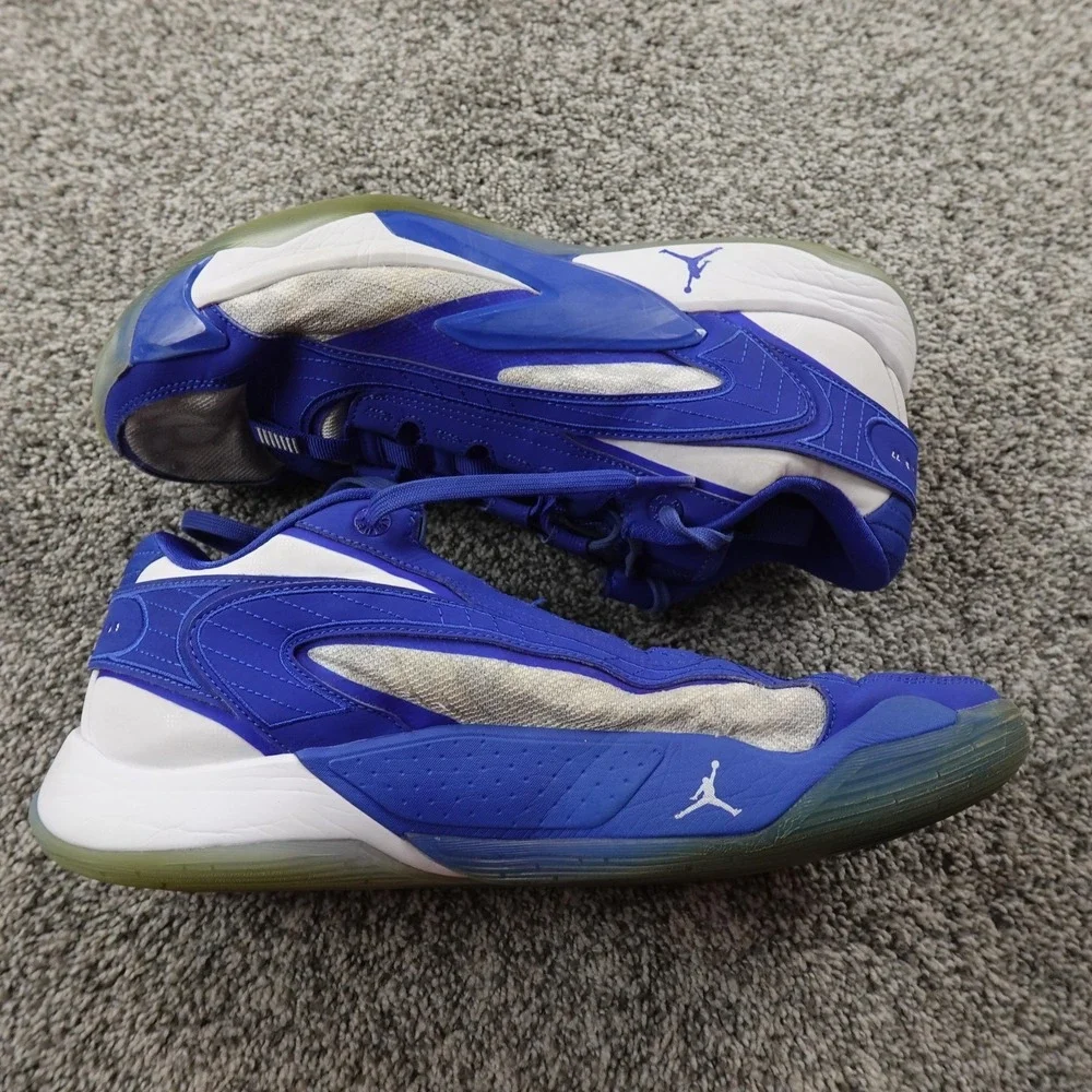 Jordan Luka Shoes Mens 12 Blue White Basketball Athletic FN7400-400 Sneakers Gym